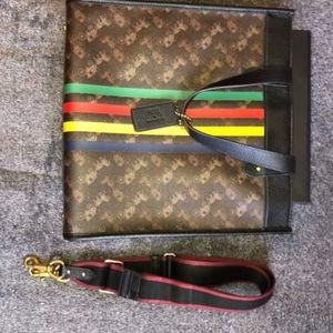 Coach x HBC field tote 30